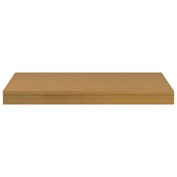 Seinähylly 2 kpl Beige 50 x 23,5 x 3,8 cm Tekninen puu