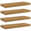 Seinähylly 4 kpl Beige 60 x 23,5 x 3,8 cm Tekninen puu