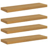 Seinähylly 4 kpl Beige 80 x 23,5 x 3,8 cm Tekninen puu