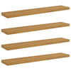Seinähylly 4 kpl Beige 120 x 23,5 x 3,8 cm Tekninen puu