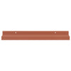 Seinähylly 2 kpl Punainen 40 x 9 x 3 cm Tekninen puu