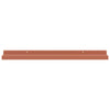 Seinähylly 2 kpl Punainen 60 x 9 x 3 cm Tekninen puu