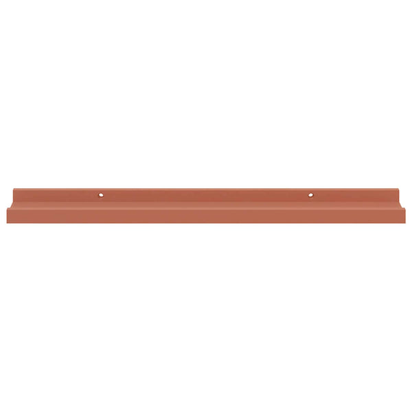 Seinähylly 2 kpl Punainen 60 x 9 x 3 cm Tekninen puu