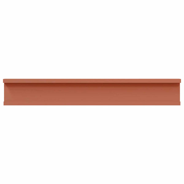Seinähylly 2 kpl Punainen 60 x 9 x 3 cm Tekninen puu