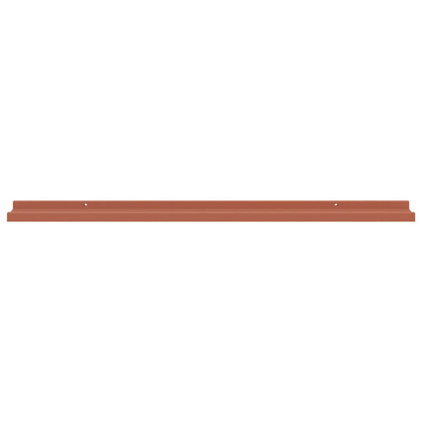 Seinähylly 2 kpl Punainen 100 x 9 x 3 cm Tekninen puu
