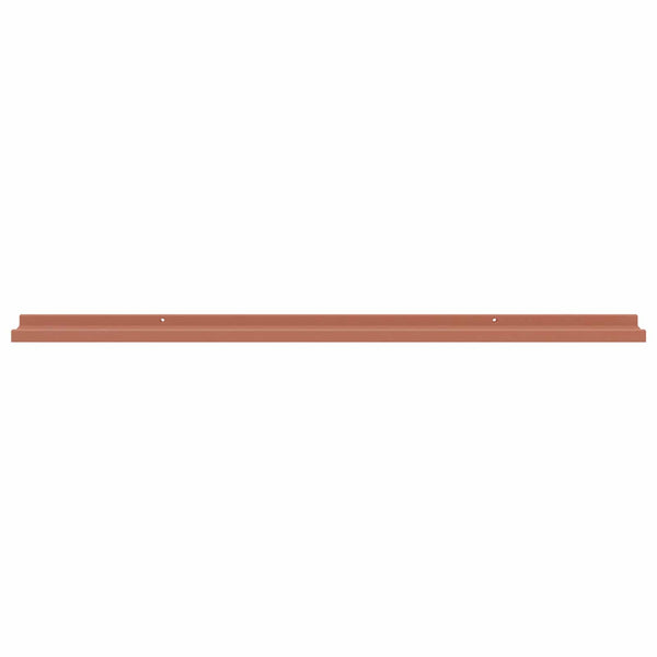 Seinähylly 2 kpl Punainen 115 x 9 x 3 cm Tekninen puu