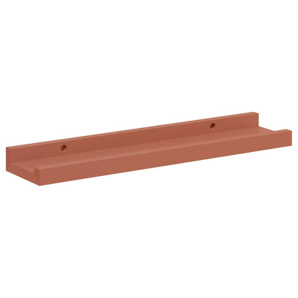 Seinähylly 4 kpl Punainen 40 x 9 x 3 cm Tekninen puu