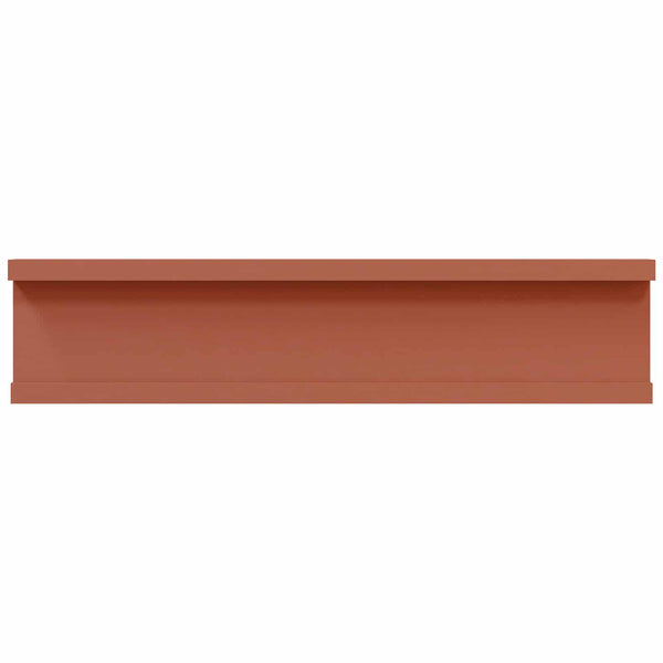 Seinähylly 4 kpl Punainen 40 x 9 x 3 cm Tekninen puu