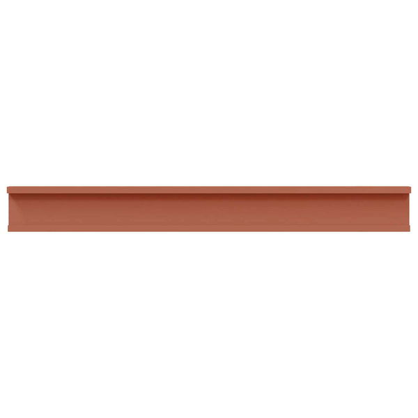 Seinähylly 4 kpl Punainen 80 x 9 x 3 cm Tekninen puu