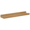 Seinähylly 2 kpl Ruskea 40 x 9 x 3 cm Tekninen puu