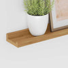 Seinähylly 2 kpl Ruskea 100 x 9 x 3 cm Tekninen puu