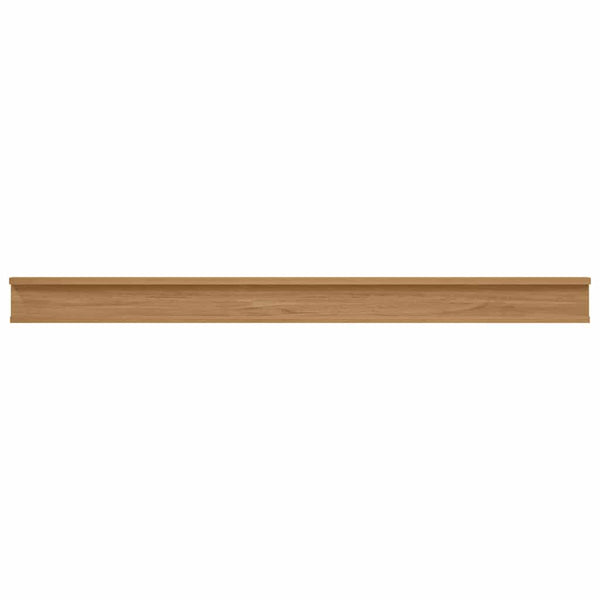 Seinähylly 2 kpl Ruskea 115 x 9 x 3 cm Tekninen puu