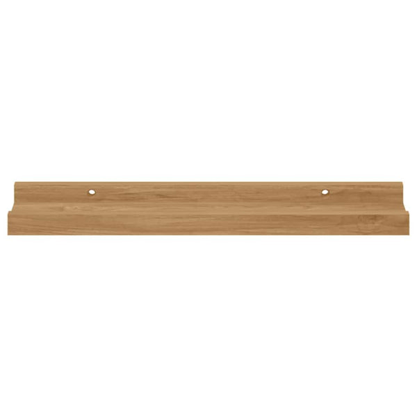 Seinähylly 4 kpl Ruskea 40 x 9 x 3 cm Tekninen puu