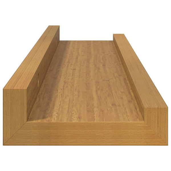 Seinähylly 2 kpl Beige 40 x 9 x 3 cm Tekninen puu