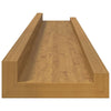 Seinähylly 2 kpl Beige 60 x 9 x 3 cm Tekninen puu