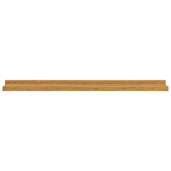 Seinähylly 2 kpl Beige 80 x 9 x 3 cm Tekninen puu