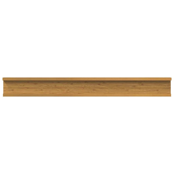 Seinähylly 2 kpl Beige 80 x 9 x 3 cm Tekninen puu