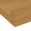 Seinähylly 2 kpl Beige 100 x 9 x 3 cm Tekninen puu