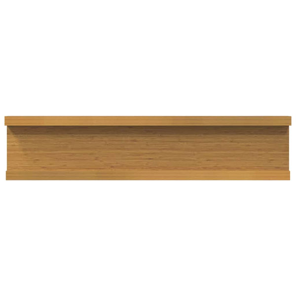 Seinähylly 4 kpl Beige 40 x 9 x 3 cm Tekninen puu