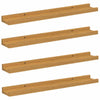 Seinähylly 4 kpl Beige 60 x 9 x 3 cm Tekninen puu