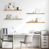 Seinähylly 4 kpl Beige 100 x 9 x 3 cm Tekninen puu
