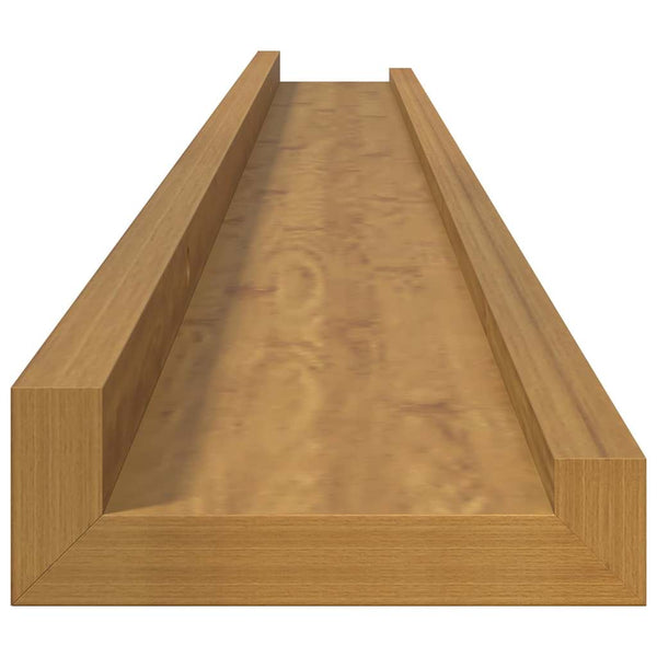 Seinähylly 4 kpl Beige 100 x 9 x 3 cm Tekninen puu