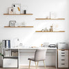 Seinähylly 4 kpl Beige 115 x 9 x 3 cm Tekninen puu