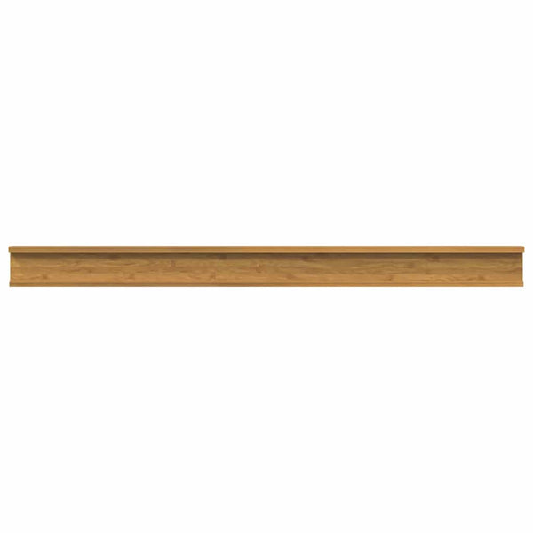 Seinähylly 4 kpl Beige 115 x 9 x 3 cm Tekninen puu
