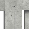 Patterinsuoja Betoninharmaa 152 x 19 x 81,5 cm Tekninen puu