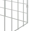 400 x 78 x 78 cm Hopea Kaniinihäkki Galvanoitu teräs