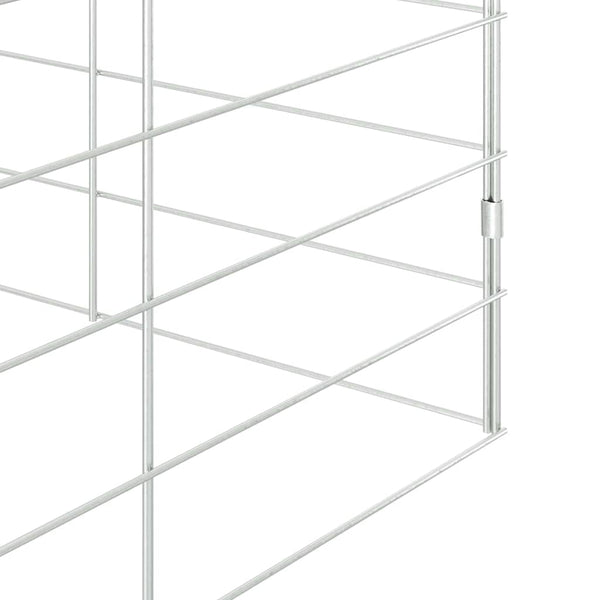 Kaniinihäkki Hopea 200 x 100 x 210 cm Galvanoitu teräs