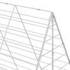 Kaniinihäkki Hopea 300 x 100 x 210 cm Galvanoitu teräs