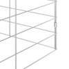 Kaniinihäkki Hopea 400 x 100 x 210 cm Galvanoitu teräs