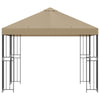 Huvimaja 3 x 3 m Beige Polyesteri ja teräs 190 gsm