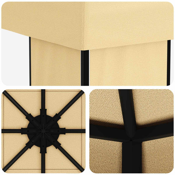 Huvimaja 4 × 3 m Kerma Polyesteri ja teräs 190 gsm