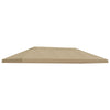 Gazebo-suojakansi 6 x 3 m Beige Polyesteri 190 gsm