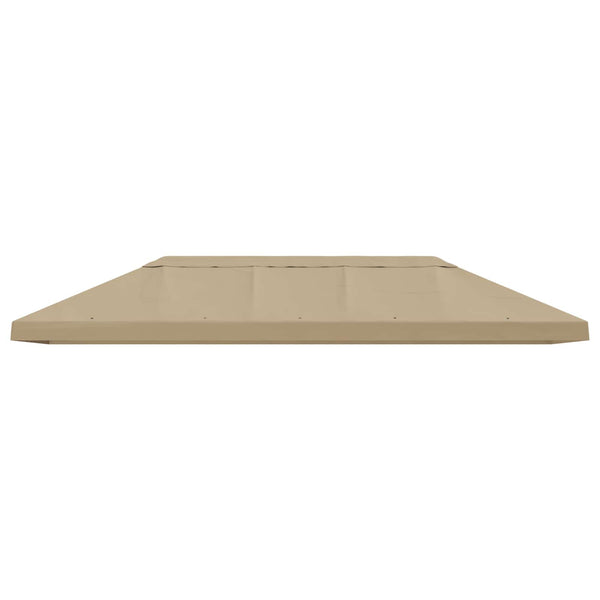 Gazebo-suojakansi 6 x 3 m Beige Polyesteri 190 gsm