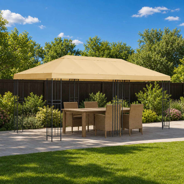Gazebo-suojakansi 6 x 3 m Kerma Polyesteri 190 gsm