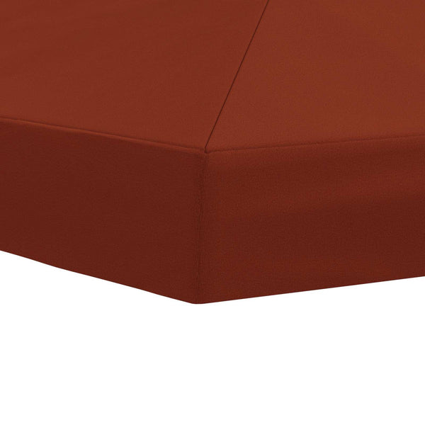 Gazebo-suojakansi 6 x 3 m Terrakotta Polyesteri 190 gsm