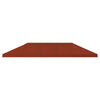 Gazebo-suojakansi 6 x 3 m Terrakotta Polyesteri 190 gsm