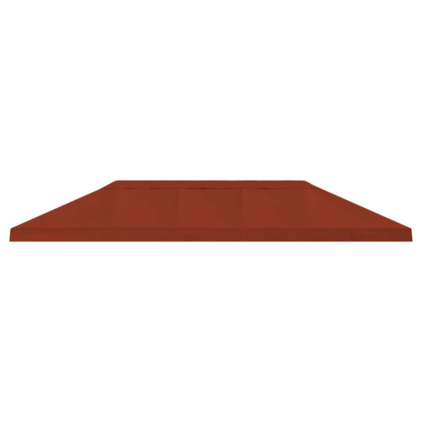 Gazebo-suojakansi 6 x 3 m Terrakotta Polyesteri 190 gsm