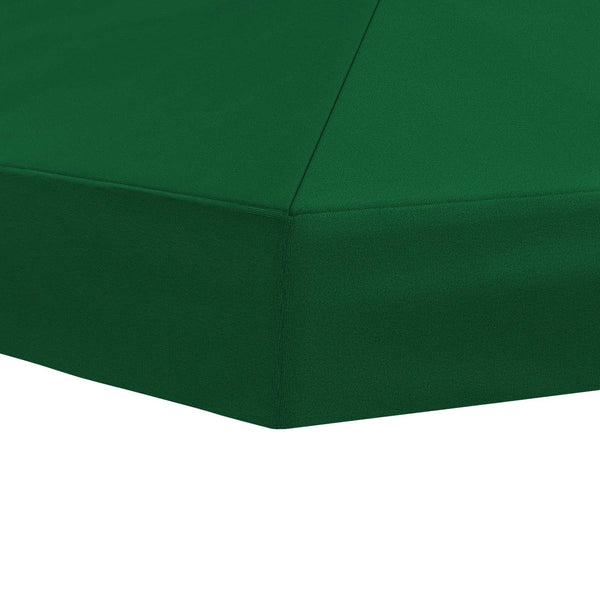 Gazebo-suojakansi 6 x 3 m Vihreä Polyesteri 190 gsm