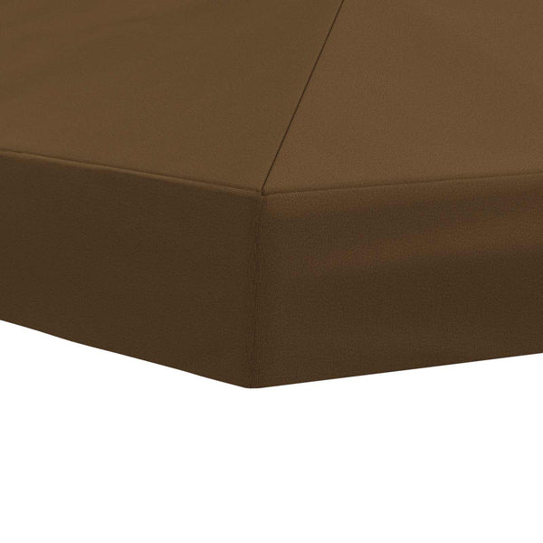 Gazebo-suojakansi 6 x 3 m Taupe Polyesteri 190 gsm