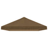 Gazebo-suojakansi 6 x 3 m Taupe Polyesteri 190 gsm