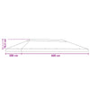 Gazebo-suojakansi 6 x 3 m Taupe Polyesteri 190 gsm