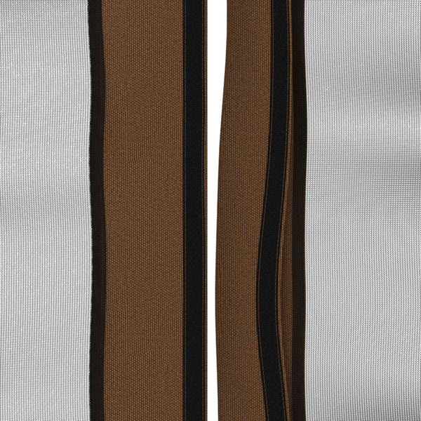 Gazebo-peite sivuseinillä 6 x 3 m Taupe Polyesteri 190 gsm
