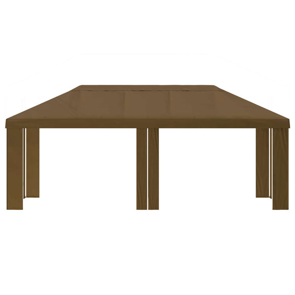 Gazebo-kansio 6 x 3 m Taupe Polyesteri 190 gsm