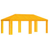 Gazebo-kansio 6 x 3 m Keltainen Polyesteri 190 gsm
