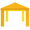 Gazebo-kansio 6 x 3 m Keltainen Polyesteri 190 gsm