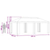 Gazebo-kansio 6 x 3 m Keltainen Polyesteri 190 gsm